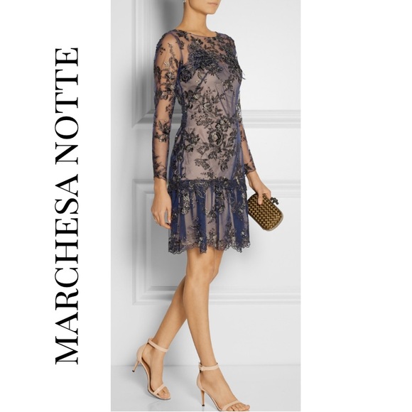 Marchesa Notte Tulle Dress - Picture 1 of 13